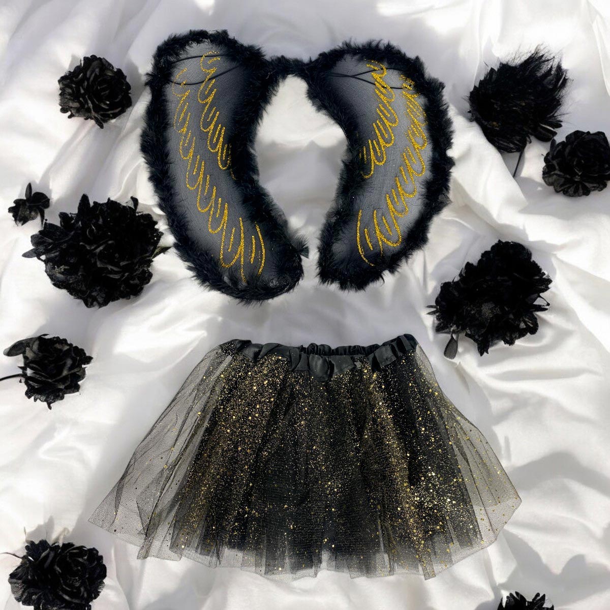 Miniatura 3 de Disfraz Mascota Angel Negro OF-1487PET